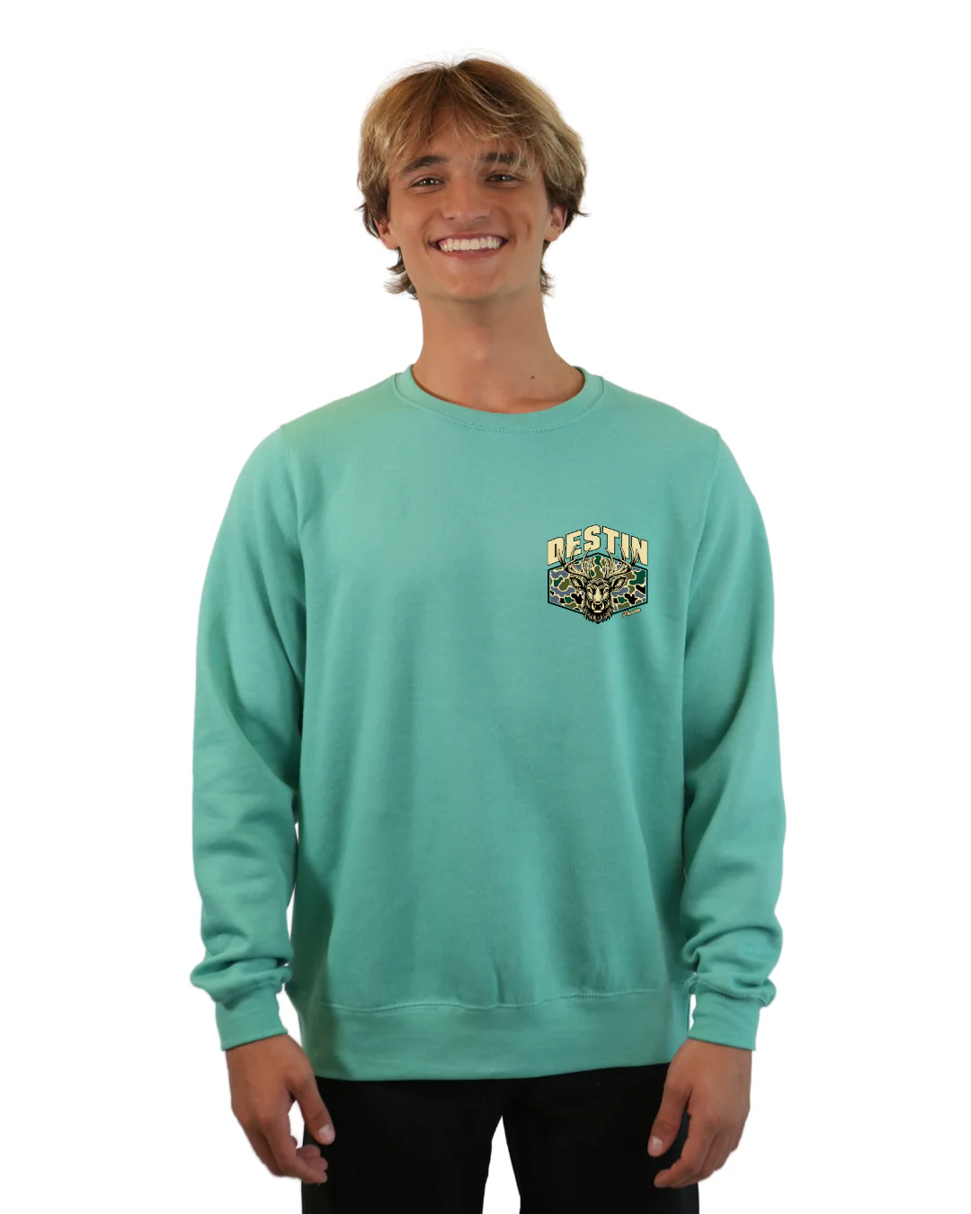 Destin Deer Crewneck – Camouflage Edition - Image 5