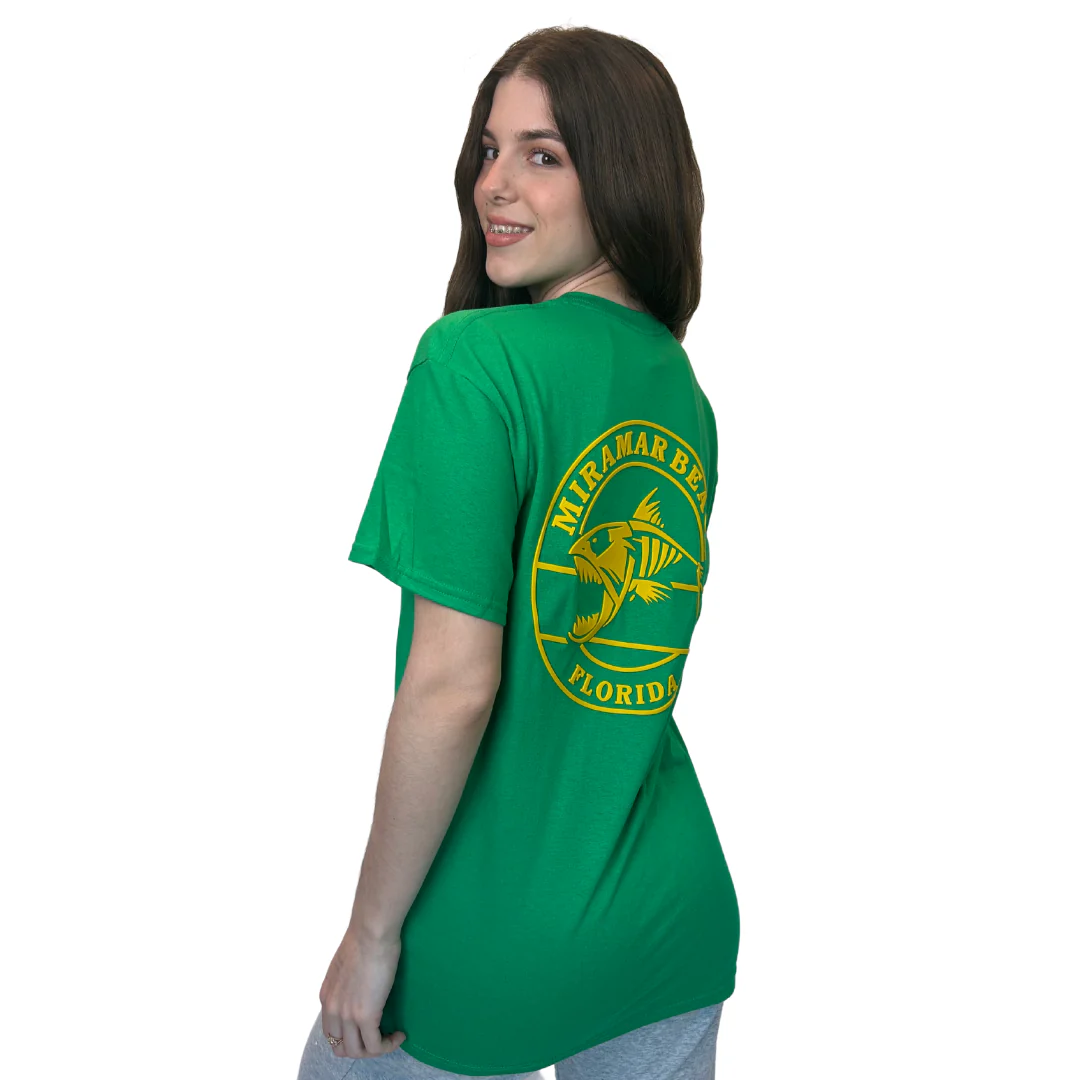 Miramar Fl, Piranhas Design T-Shirt - Image 3