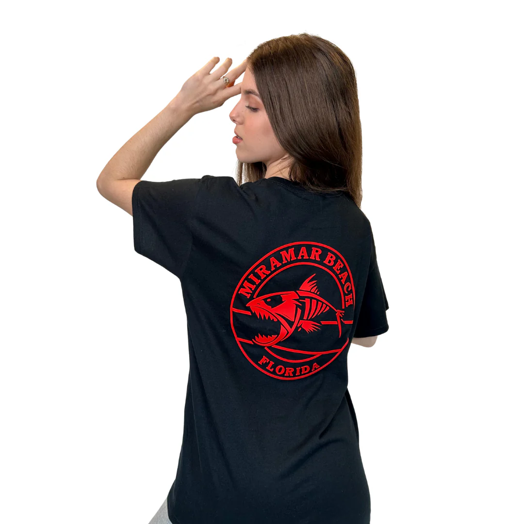 Miramar Fl, Piranhas Design T-Shirt - Image 4